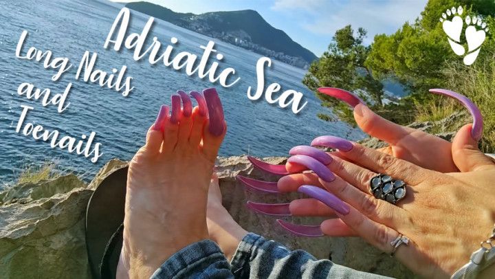 Adriatic Sea - Long Nails &amp; Toenails