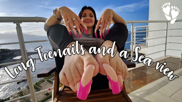 Long toenails and a Sea view