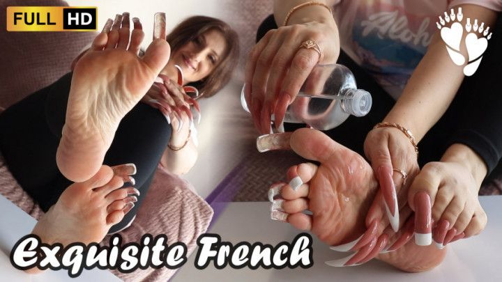 Exquisite French Manicure &amp; Massage
