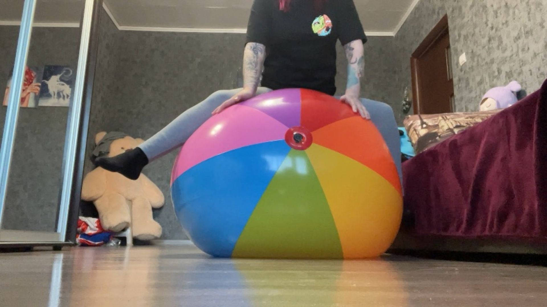 New shosu ball riding