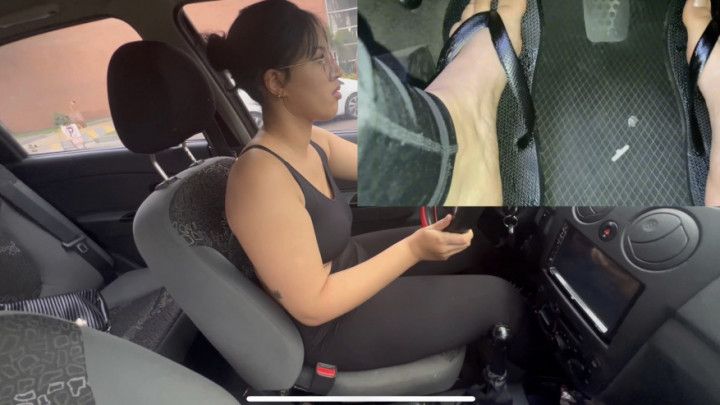 360P Chevy spark driving adventure with sexy latina