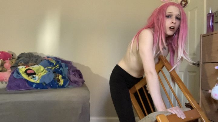 Chair humping orgasms