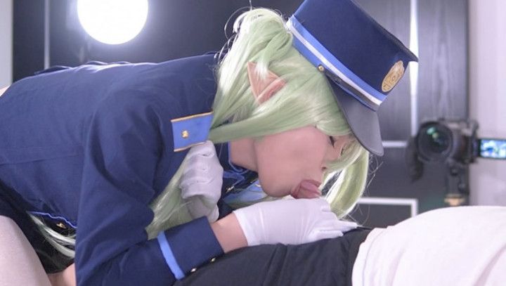 Edging Gooning Blue Archive Nizomi Cosplayer, Blowjob 6