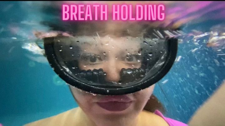 diving and holding breath