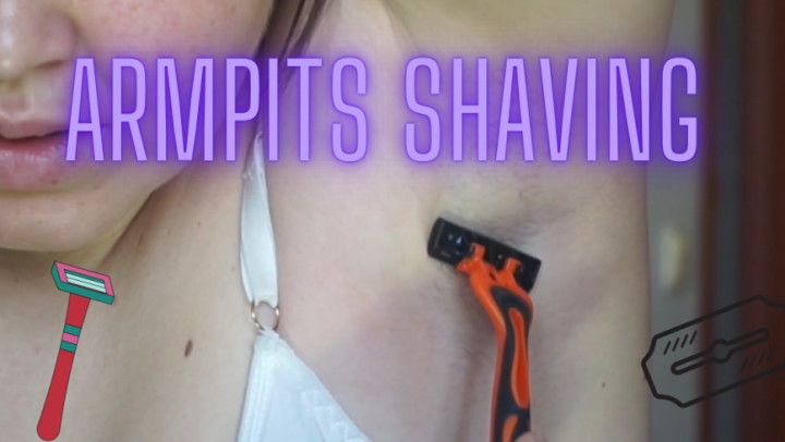 first armpits shaving