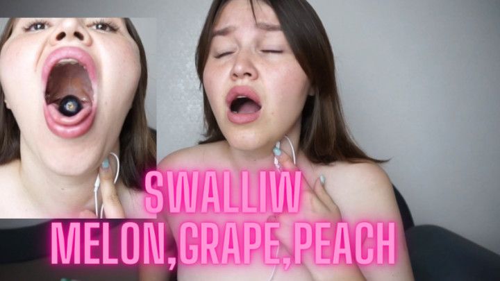 swallow melon,grpe,peach