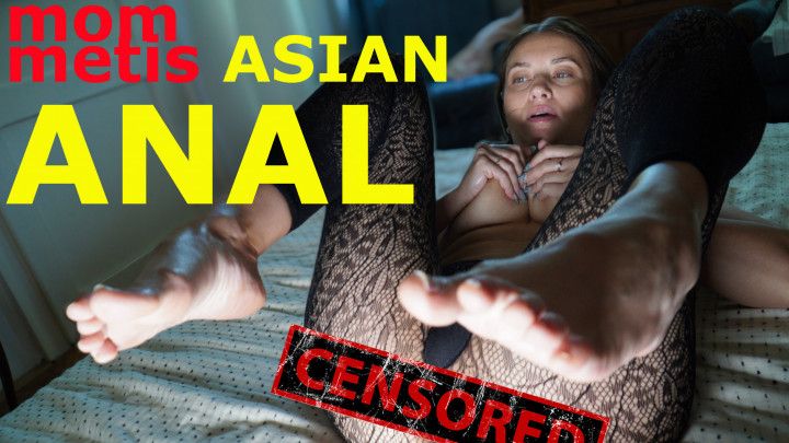 peep metis-asian mom anal play feet oil