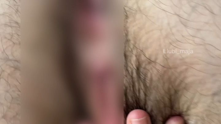 Will your dick be able to enter my tight hairy pussy