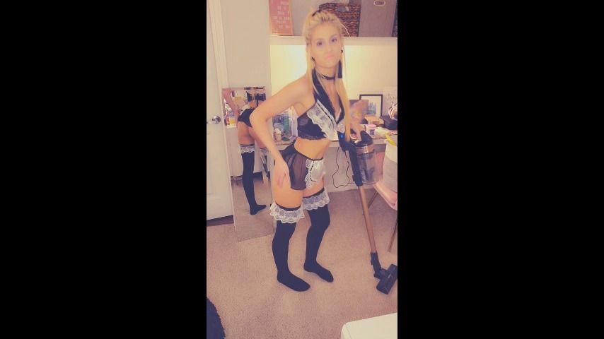 sexy skimpy ass out maid outfit