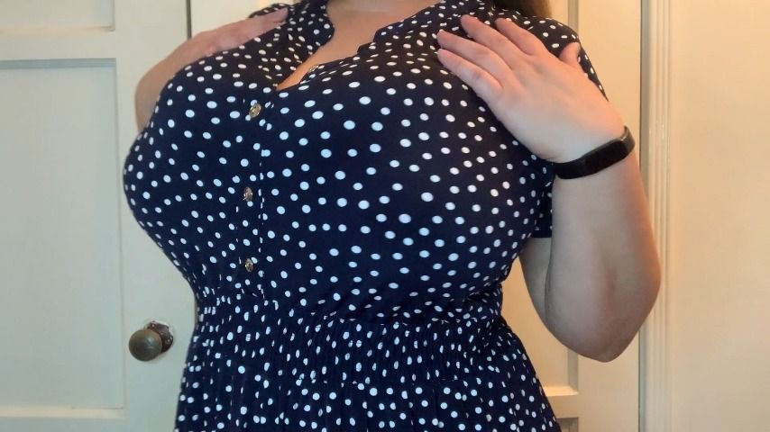 Huge Tits at work