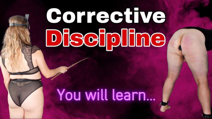 Femdom Corrective Punishment Discipline for my Slave