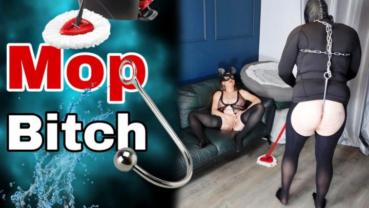 Femdom Slave - Mop the Floor! Bondage BDSM Piss POV