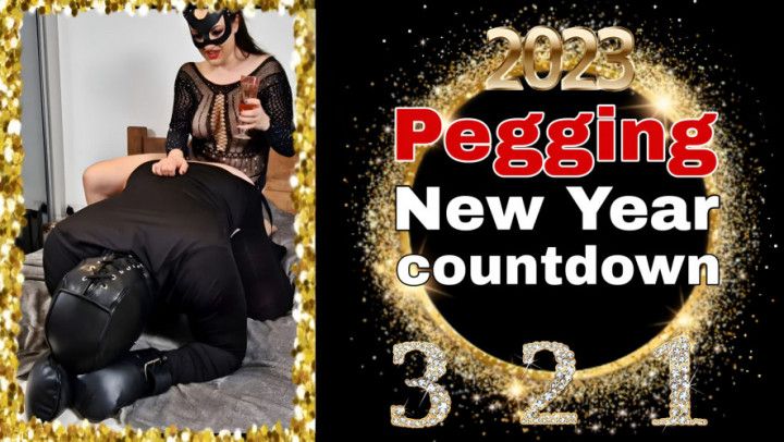 Femdom Pegging New Year's Eve Countdown