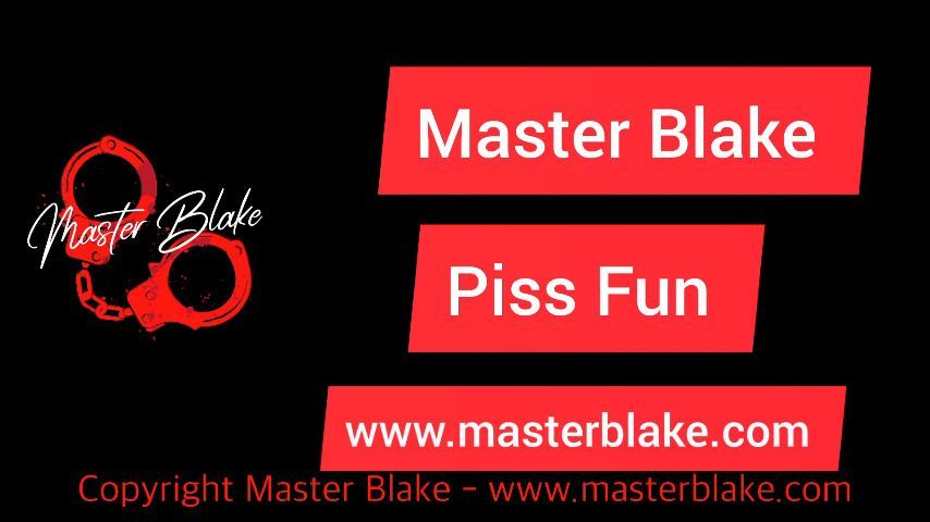 Solo Piss Play | Cum Shot | Master Blake