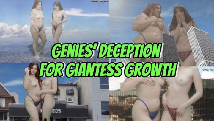 Ziva Fey &amp; Aurora in Genies' Deception For Giantess Growth