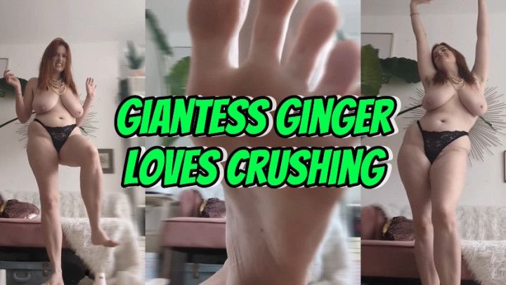 Giantess Ginger Loves Crushing SFX