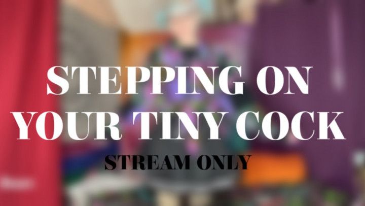 STEPPING ON YOUR TINY COCK - STREAM ONLY