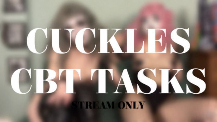 CUCKLES CBT TASKS - STREAM ONLY