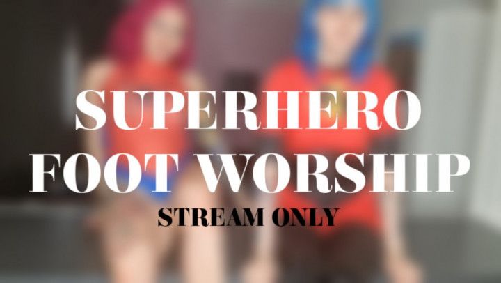 SUPERHERO FOOT WORSHIP - STREAM ONLY