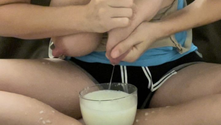 Expressing and swallowing breastmilk