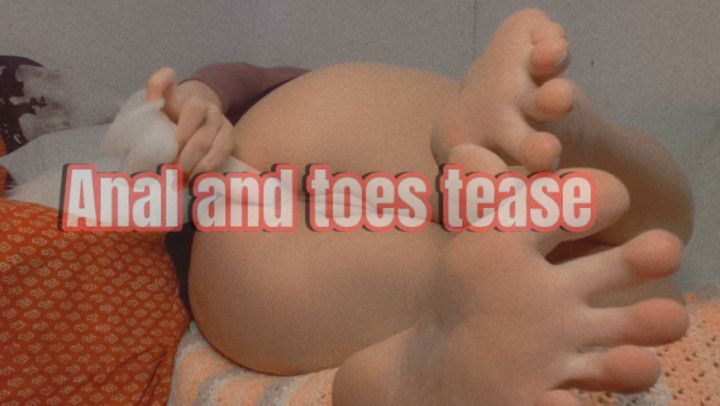 anal and toes tease