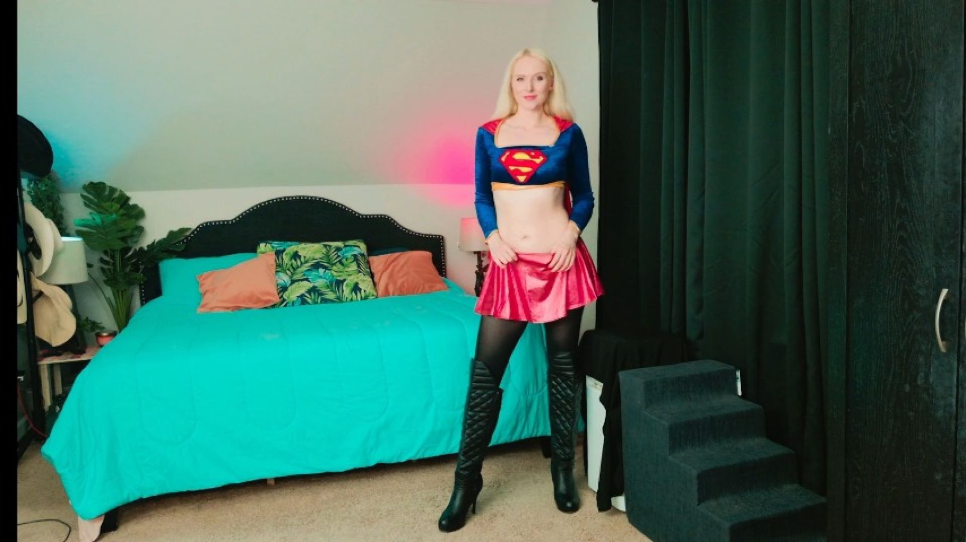 Baddie supergirl reacts to kryptonite