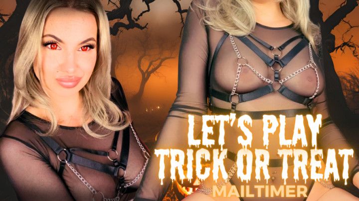 Let's Play Trick Or Treat Blackmail Fantasy Mailtimer