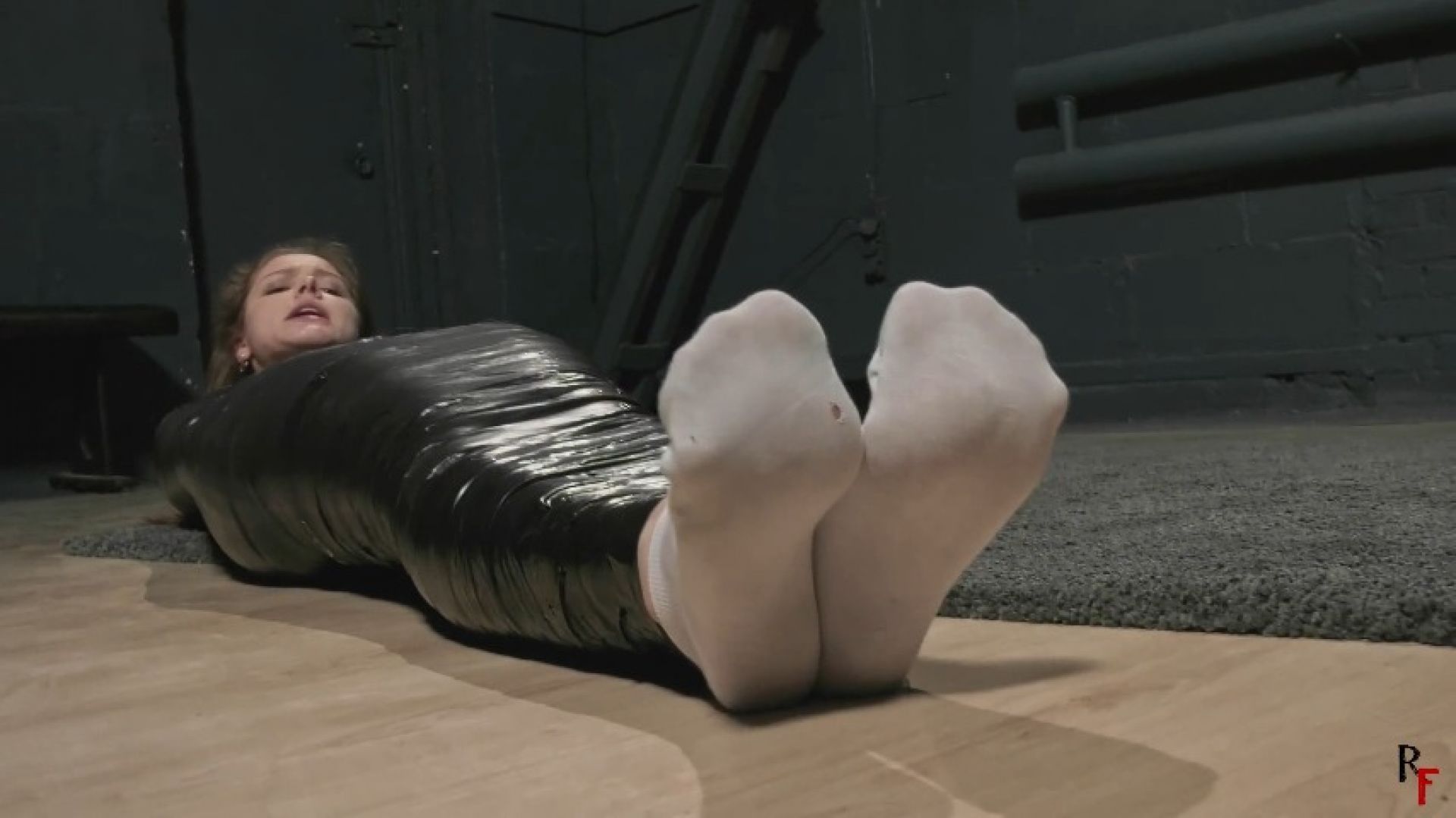 Leya - Extremely tight PVC mummification