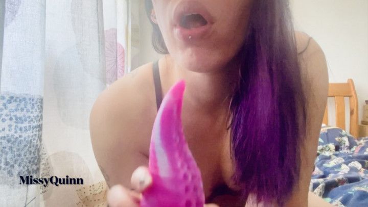 QOS fucks tentacle dildo and humiliates you