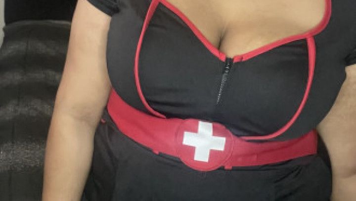 Bitchy BBW Nurse says you have low sperm