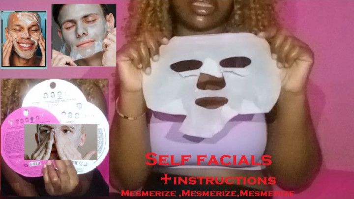 Self Facial instructions