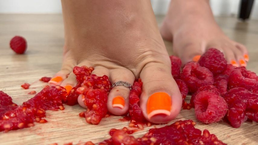 Smashing Raspberries with Pretty Feet