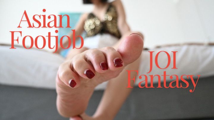 Asian Footjob JOI Fantasy