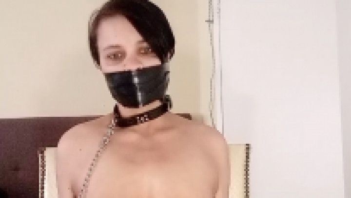 Gagged in the day and Cumming