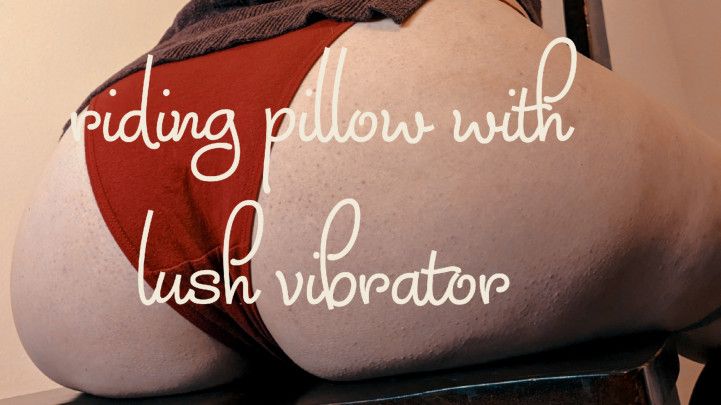 riding pillow orgasm