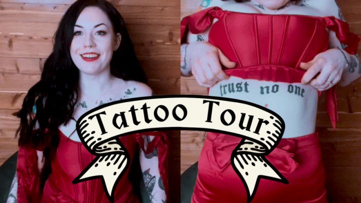 tattoo tour from brunette beauty