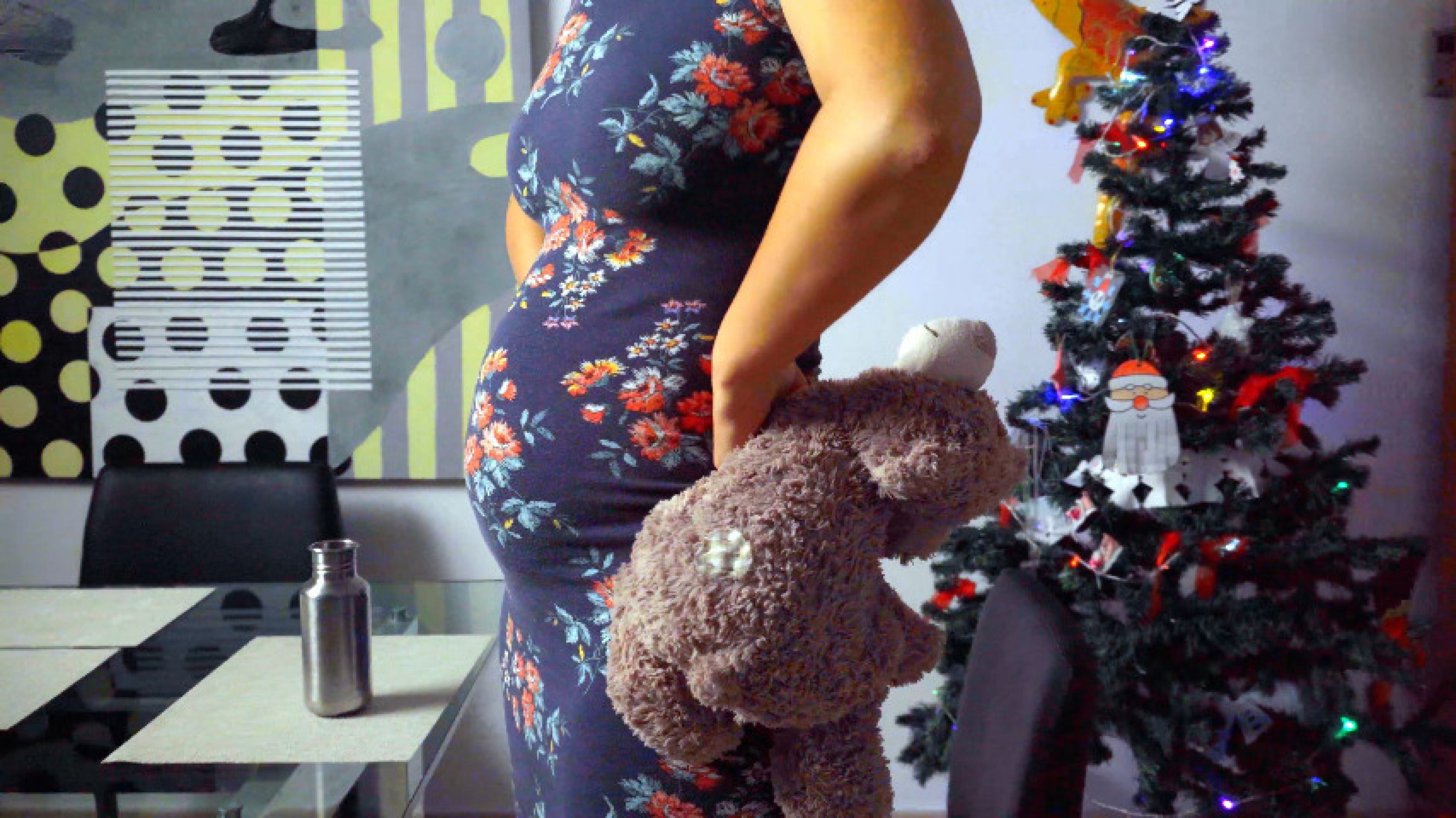 Flower dress, burping and teddy bear request