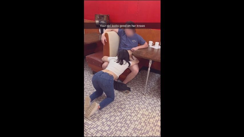 Paying your waitress girlfriend to fuck