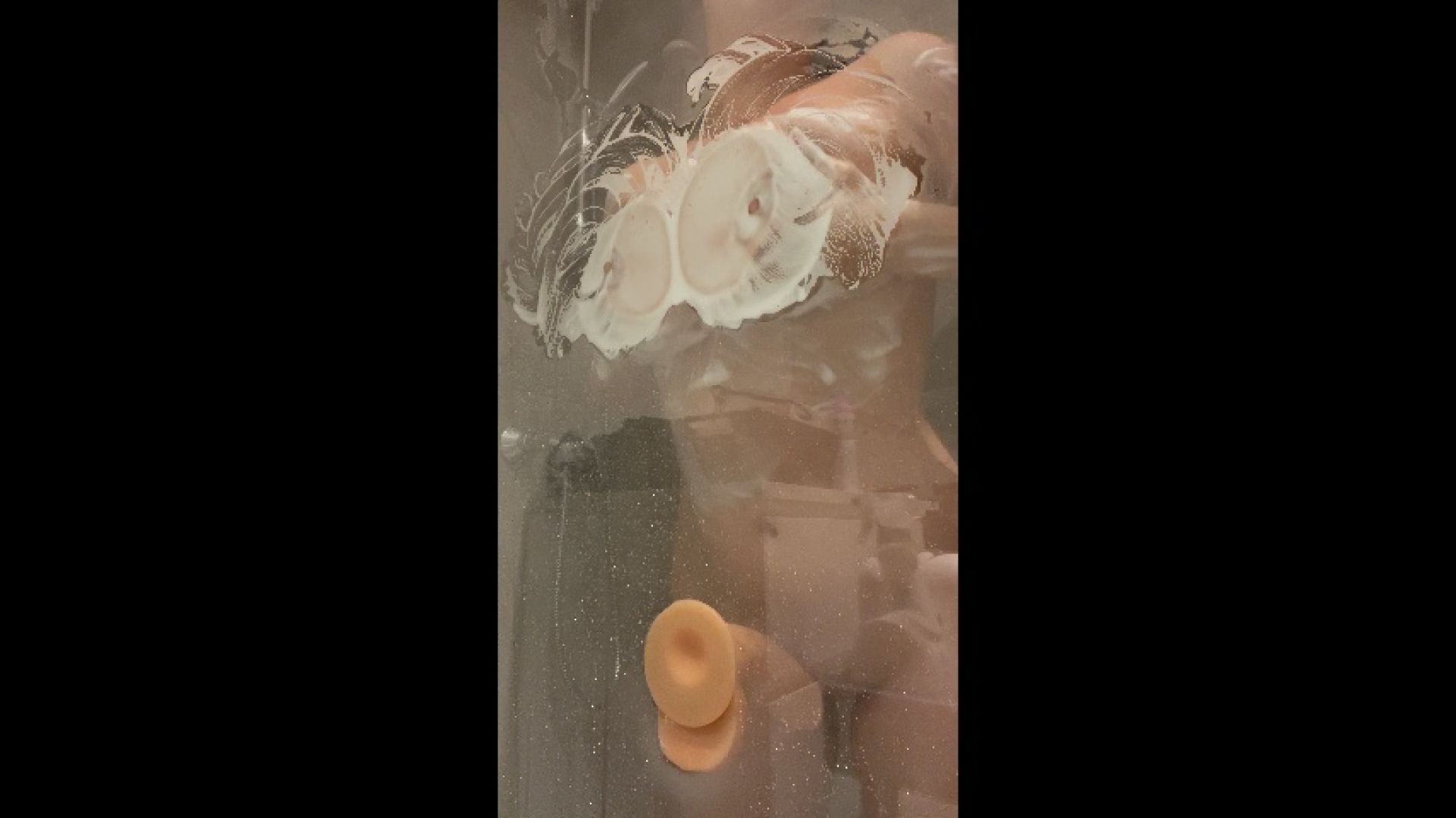 Big soapy tits and hungry pussy in the shower