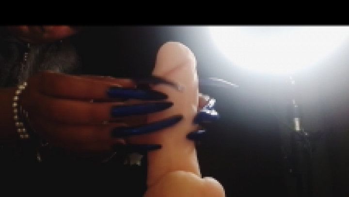 Handjobs dildo long Nails