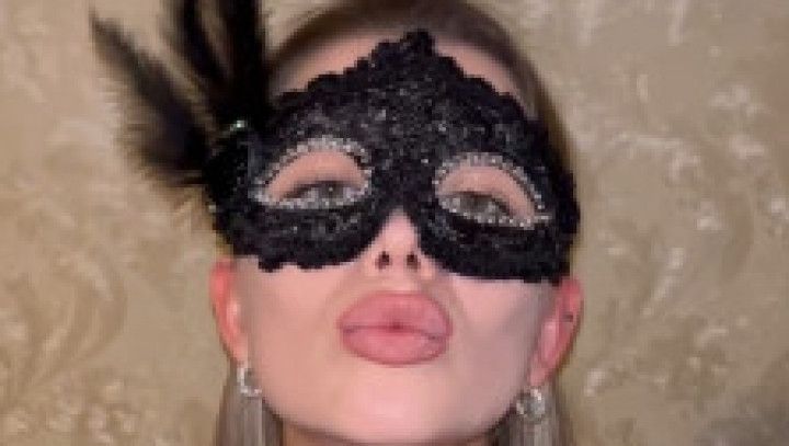 Masked blowjob