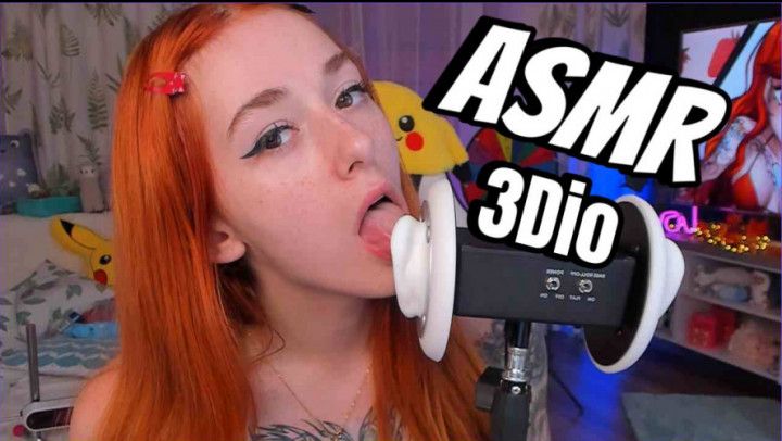 ASMR 3dio micro wet hands