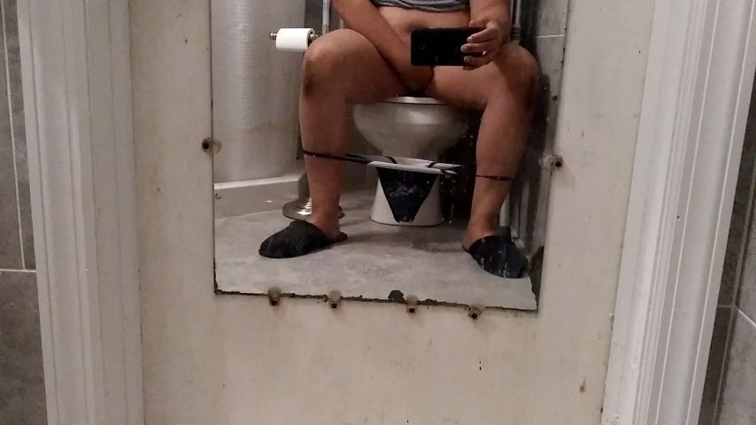 Reflections of the throne with thong