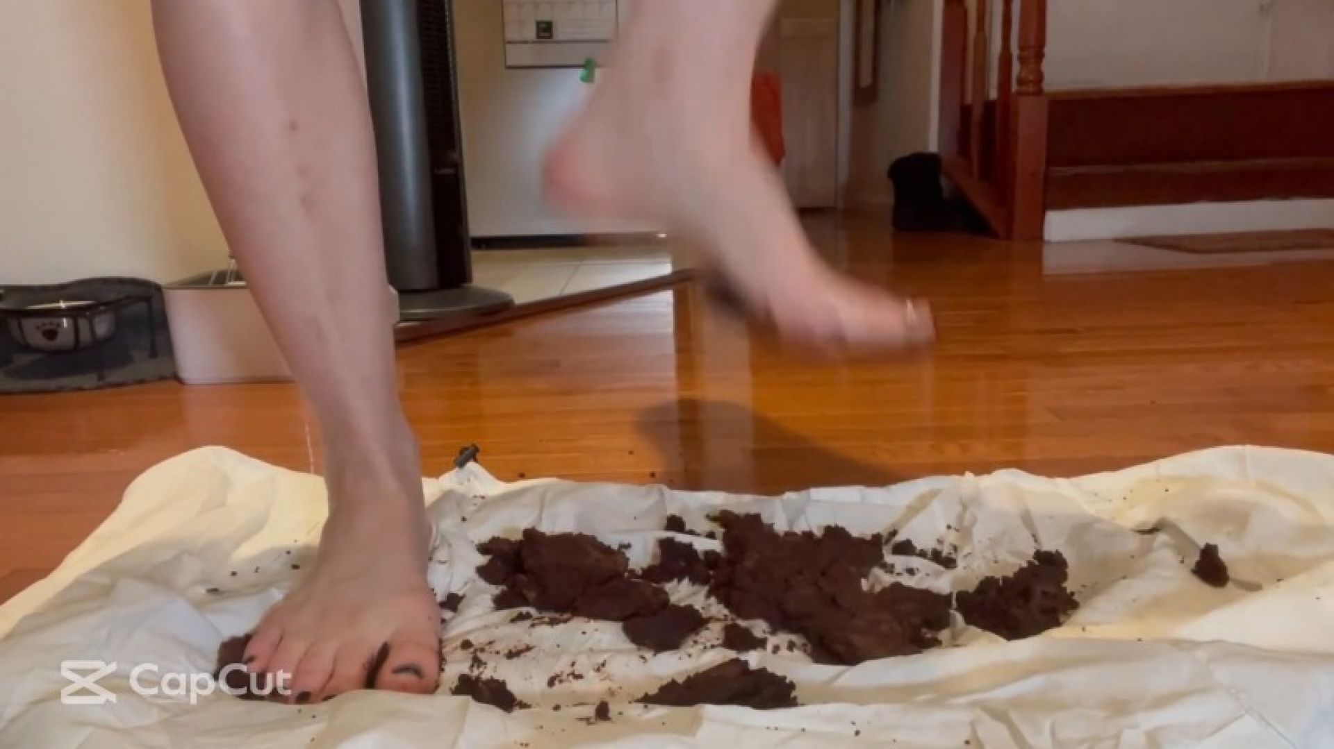 Cock Cake Foot Smash &amp; Eat