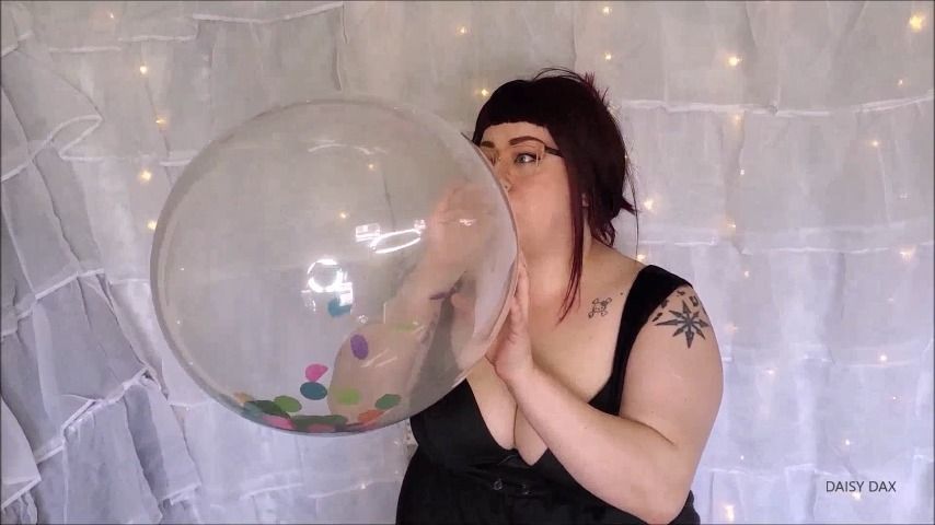 BBW Balloon B2P Confetti Clear Loons