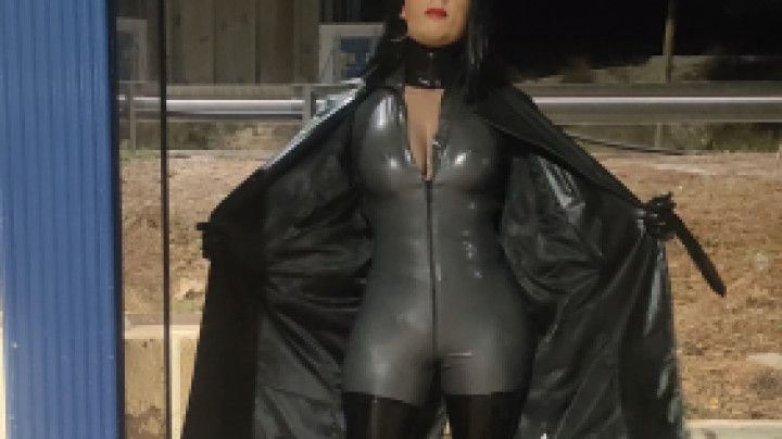 Tania latex in public  part1