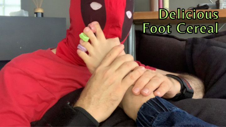 Delicious foot cereal - FOOT WORSHIP