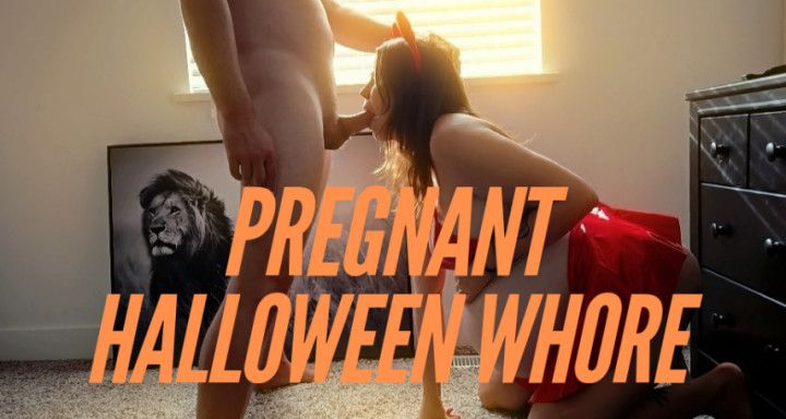 Pregnant Halloween Whore