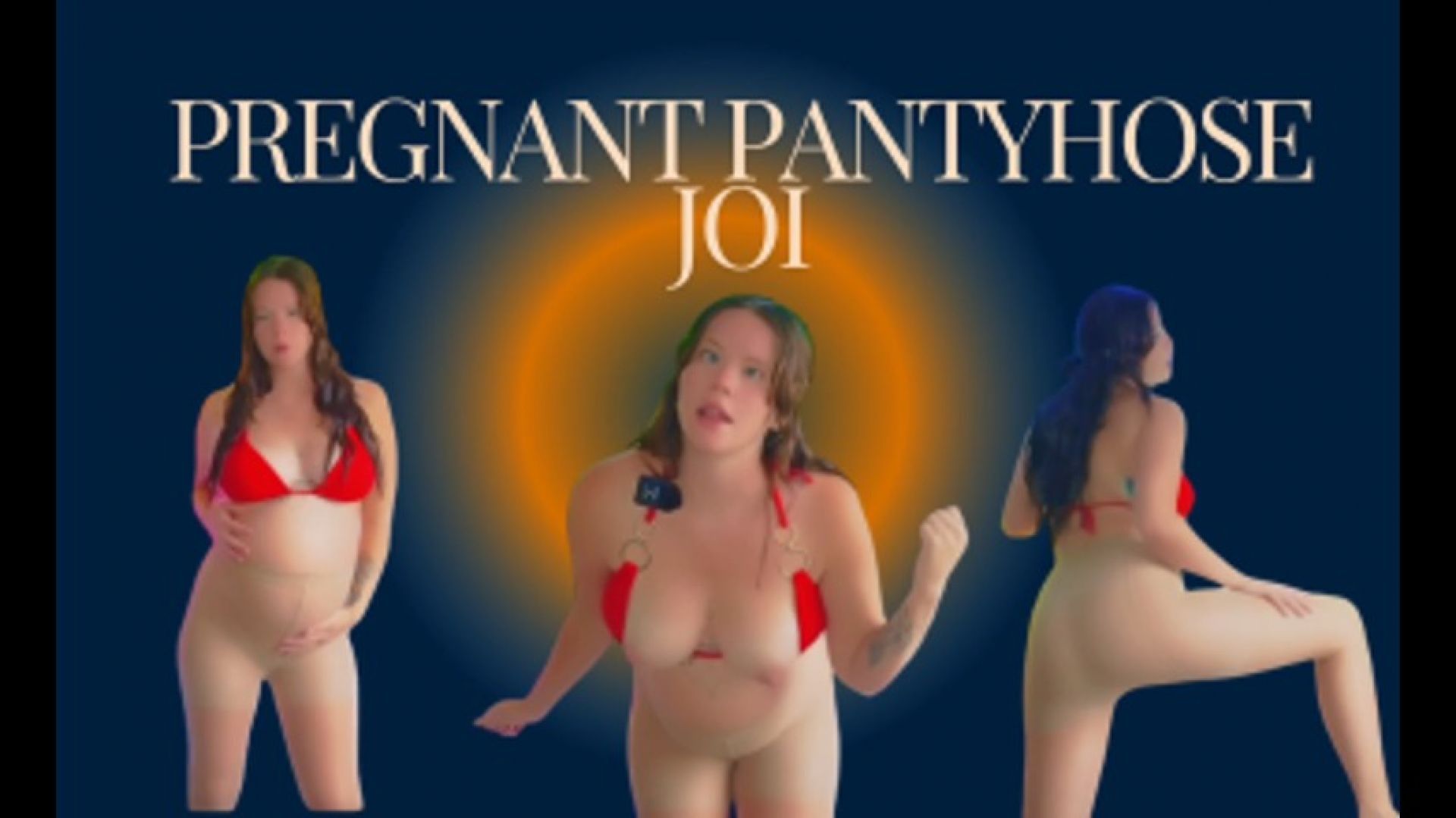 Pregnant Pantyhose JOI
