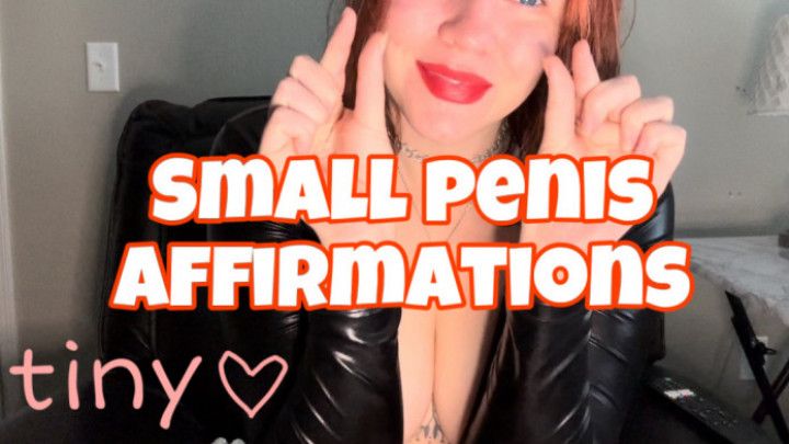 Small penis affirmations